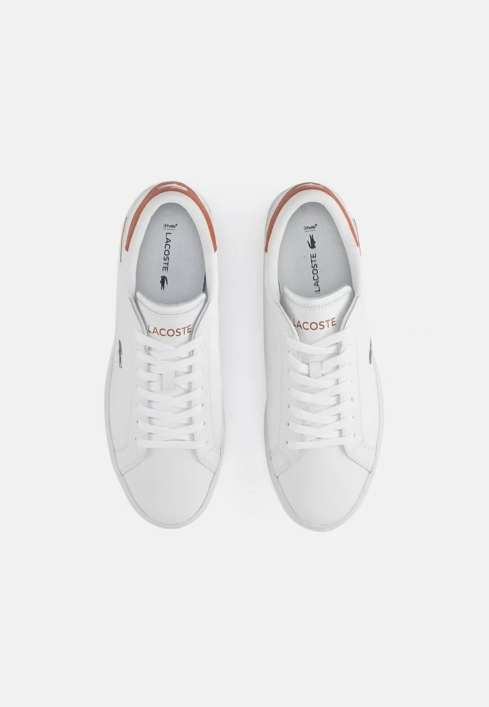 Lacoste POWERCOURT - Baskets Basses - Wht/brw 4 Lacoste POWERCOURT - Baskets Basses - Wht/brw – Image 4